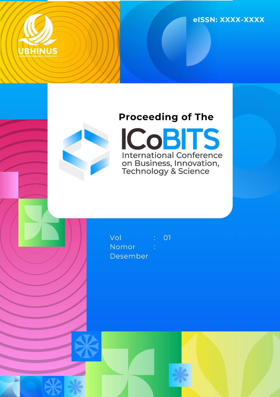 					View Vol. 1 (2025): Proceeding of the International Conference on Business, Innovation, Technology, and Science (ICoBITS)
				